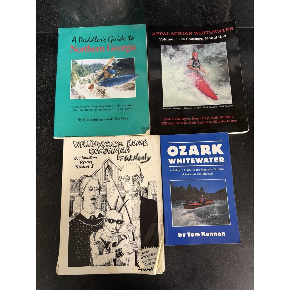 Vintage Whitewater River Guide Book Lot Nealy Appalachian Ozark Georgia 4